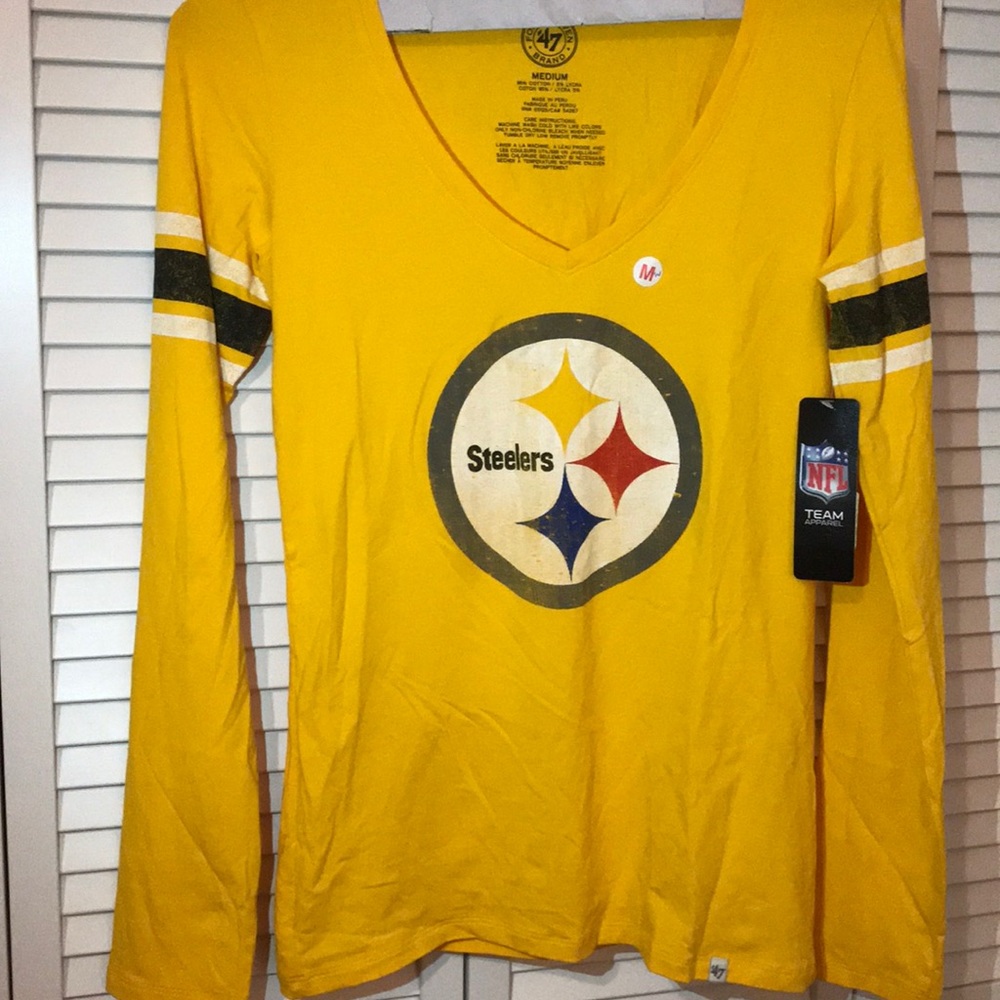NWT Pittsburgh Steelers fitted long sleeve T-shirt